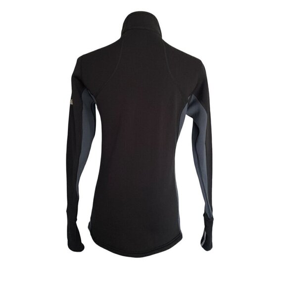 Eastern Mountain Sports POLARTEC Women's Black Gray Half Zip Fleece - Size S - Picture 3 of 7